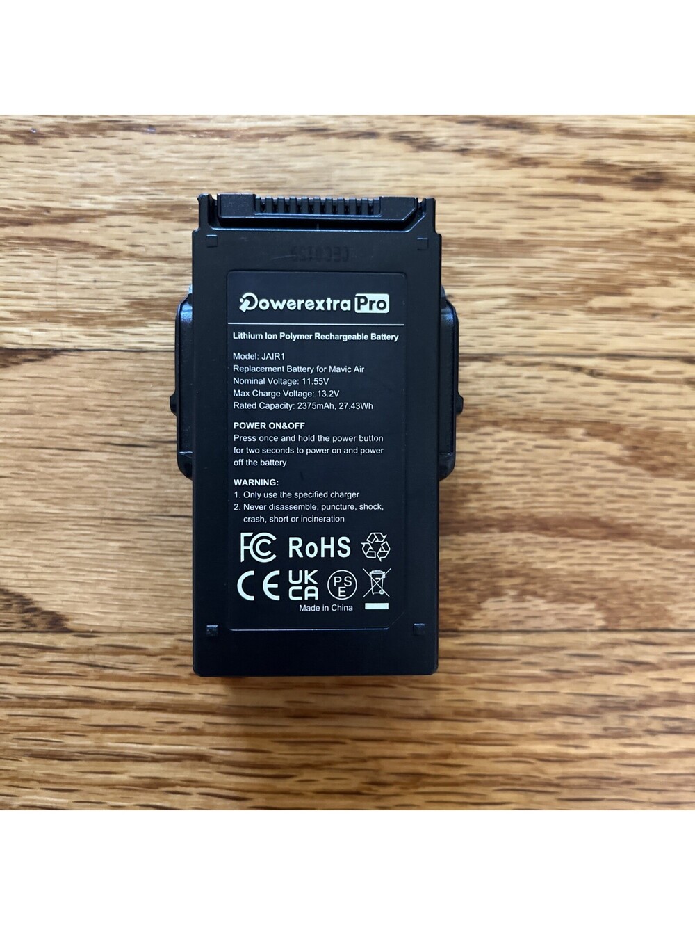 2375mAh Power Extra Pro Rechargeable Battery JAIR1 for DJI Mavic Air 1 Drone